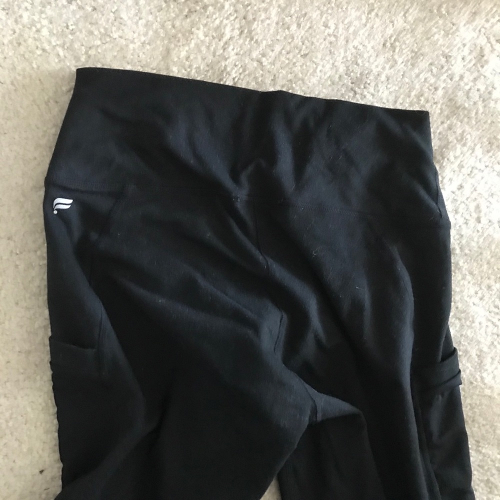Fabletics Powerhold Mesh Capris Leggings Black - image 8